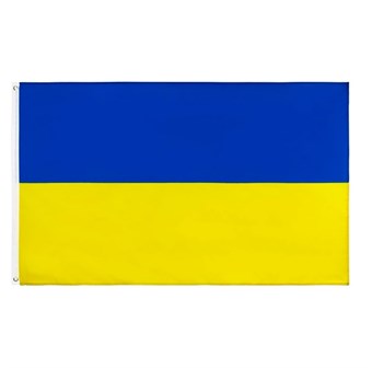 Stort ukrainsk flagg - Ukrainas nasjonalflagg - 90 x 150- cm