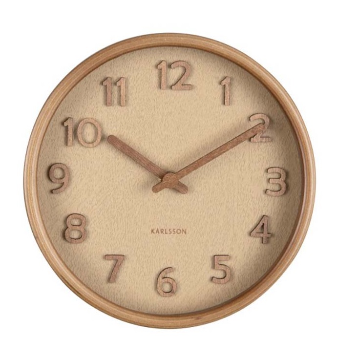Veggklokke i tre