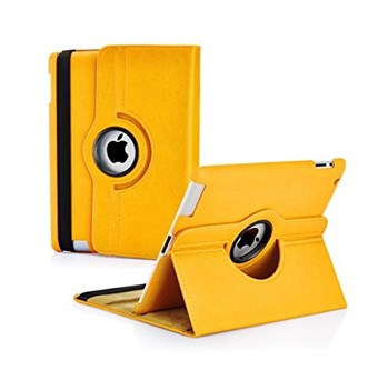 Norges billigste 360 roterende deksel for iPad 2 / iPad 3 / iPad 4 - Gul
