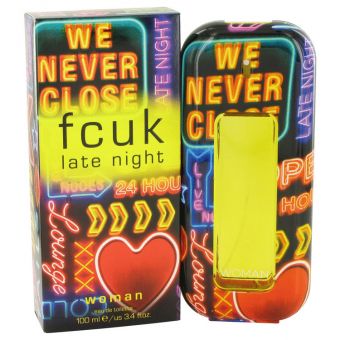 FCUK Late Night by French Connection - Eau De Toilette Spray 100 ml - for kvinner