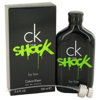 CK One Shock by Calvin Klein - Eau De Toilette Spray 100 ml - for menn
