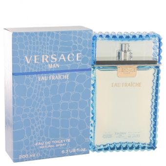 Versace Man by Versace - Eau Fraiche Eau De Toilette Spray (Blue) 200 ml - for menn
